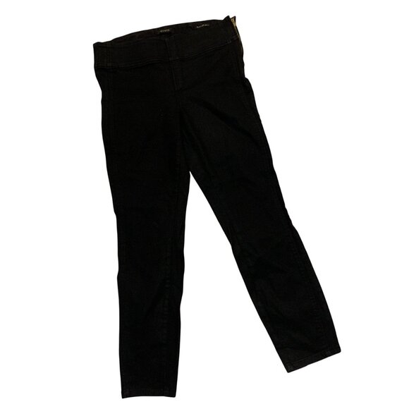 Guess Womens Black Jeans Side Zipper Lift Up Detail Waist 32' - Picture 2 of 12